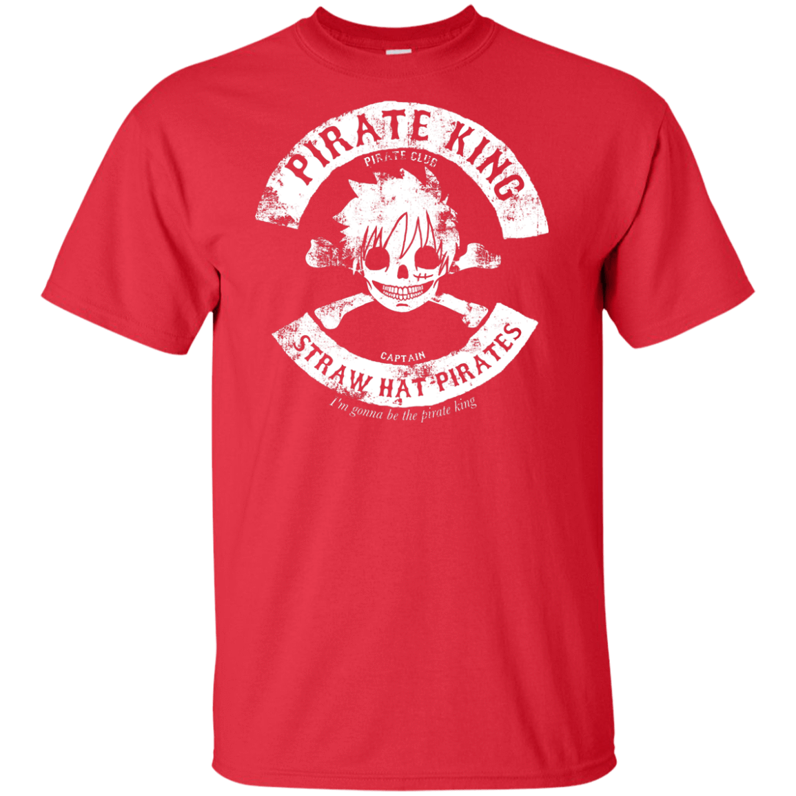 T-Shirts Red / XLT Pirate King Skull Tall T-Shirt