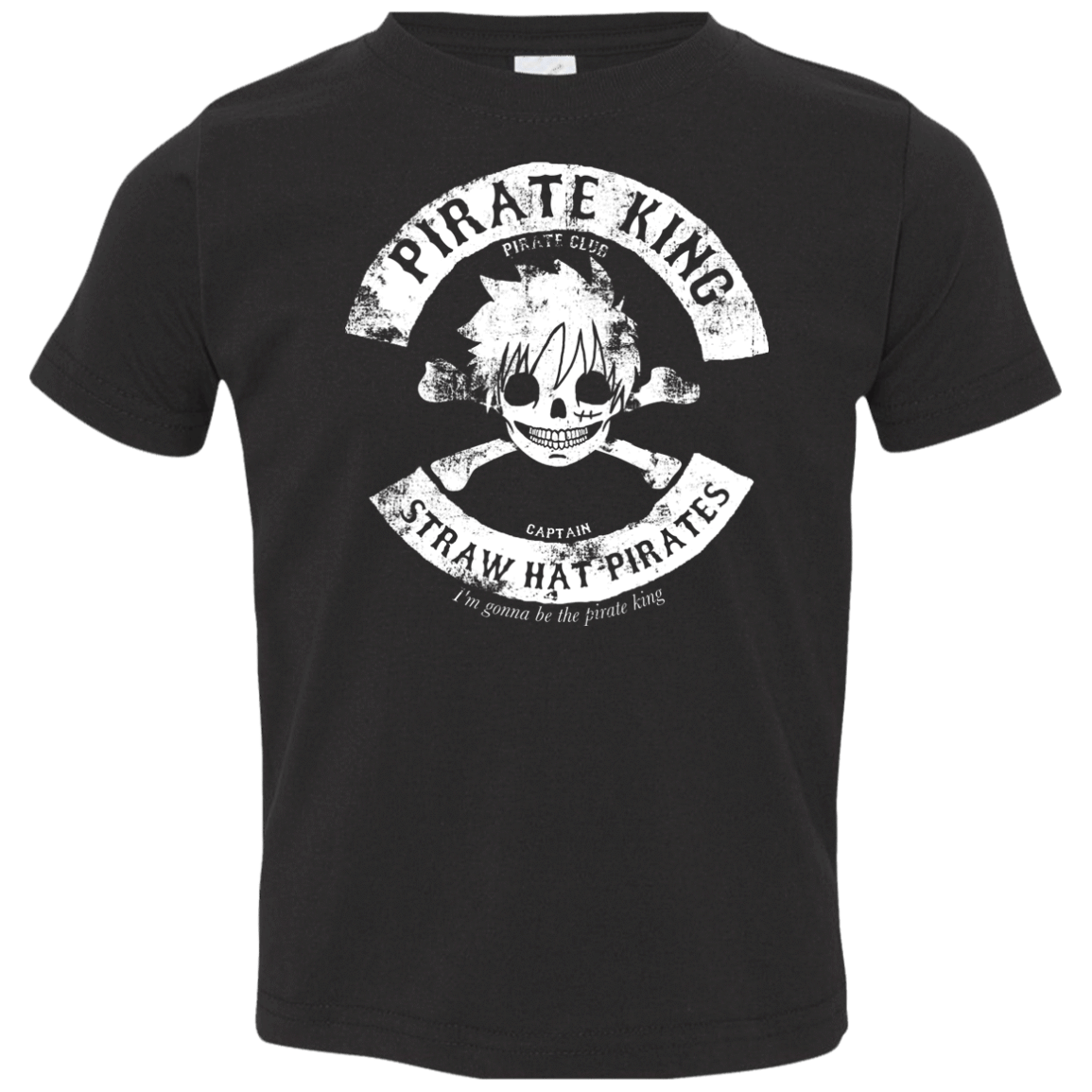 T-Shirts Black / 2T Pirate King Skull Toddler Premium T-Shirt