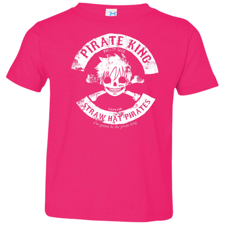 T-Shirts Hot Pink / 2T Pirate King Skull Toddler Premium T-Shirt