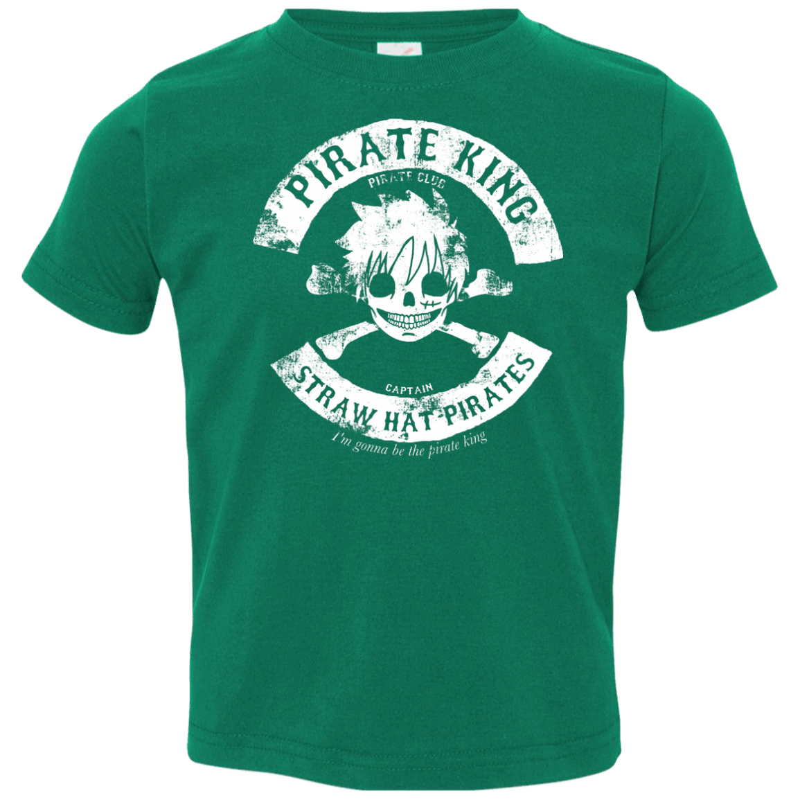 T-Shirts Kelly / 2T Pirate King Skull Toddler Premium T-Shirt