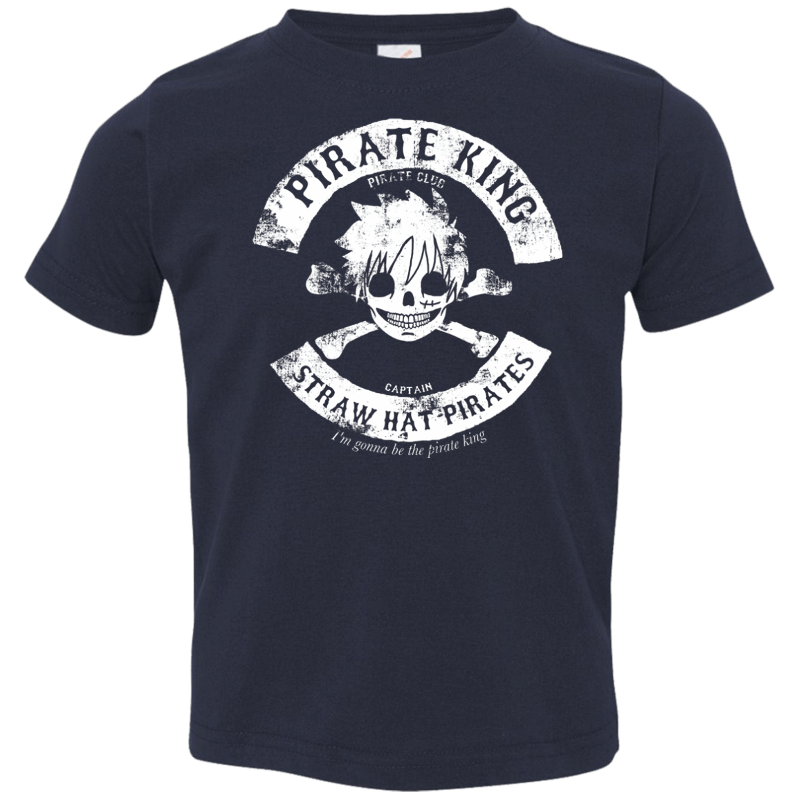 T-Shirts Navy / 2T Pirate King Skull Toddler Premium T-Shirt