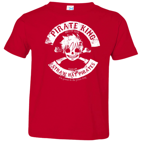 T-Shirts Red / 2T Pirate King Skull Toddler Premium T-Shirt