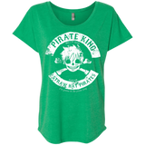 T-Shirts Envy / X-Small Pirate King Skull Triblend Dolman Sleeve