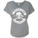 T-Shirts Premium Heather / X-Small Pirate King Skull Triblend Dolman Sleeve