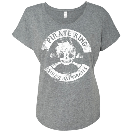 T-Shirts Premium Heather / X-Small Pirate King Skull Triblend Dolman Sleeve