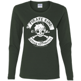 T-Shirts Forest / S Pirate King Skull Women's Long Sleeve T-Shirt