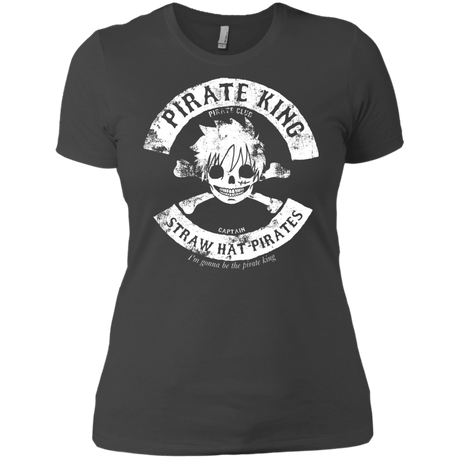 T-Shirts Heavy Metal / X-Small Pirate King Skull Women's Premium T-Shirt