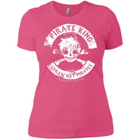 T-Shirts Hot Pink / X-Small Pirate King Skull Women's Premium T-Shirt