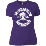 T-Shirts Purple Rush/ / X-Small Pirate King Skull Women's Premium T-Shirt
