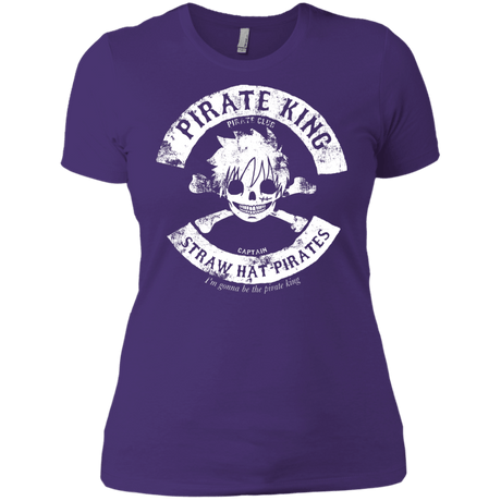 T-Shirts Purple Rush/ / X-Small Pirate King Skull Women's Premium T-Shirt
