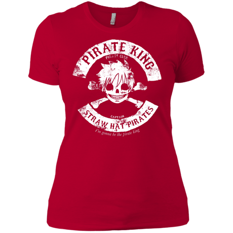 T-Shirts Red / X-Small Pirate King Skull Women's Premium T-Shirt
