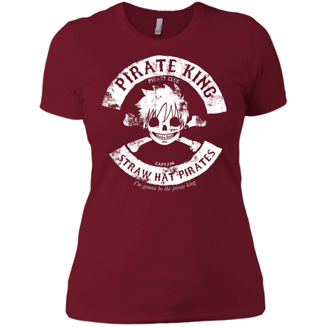 T-Shirts Scarlet / X-Small Pirate King Skull Women's Premium T-Shirt