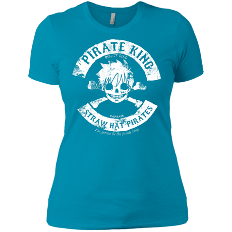 T-Shirts Turquoise / X-Small Pirate King Skull Women's Premium T-Shirt