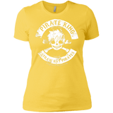 T-Shirts Vibrant Yellow / X-Small Pirate King Skull Women's Premium T-Shirt