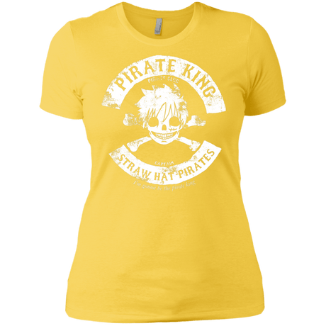 T-Shirts Vibrant Yellow / X-Small Pirate King Skull Women's Premium T-Shirt