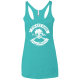 T-Shirts Tahiti Blue / X-Small Pirate King Skull Women's Triblend Racerback Tank