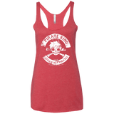 T-Shirts Vintage Red / X-Small Pirate King Skull Women's Triblend Racerback Tank