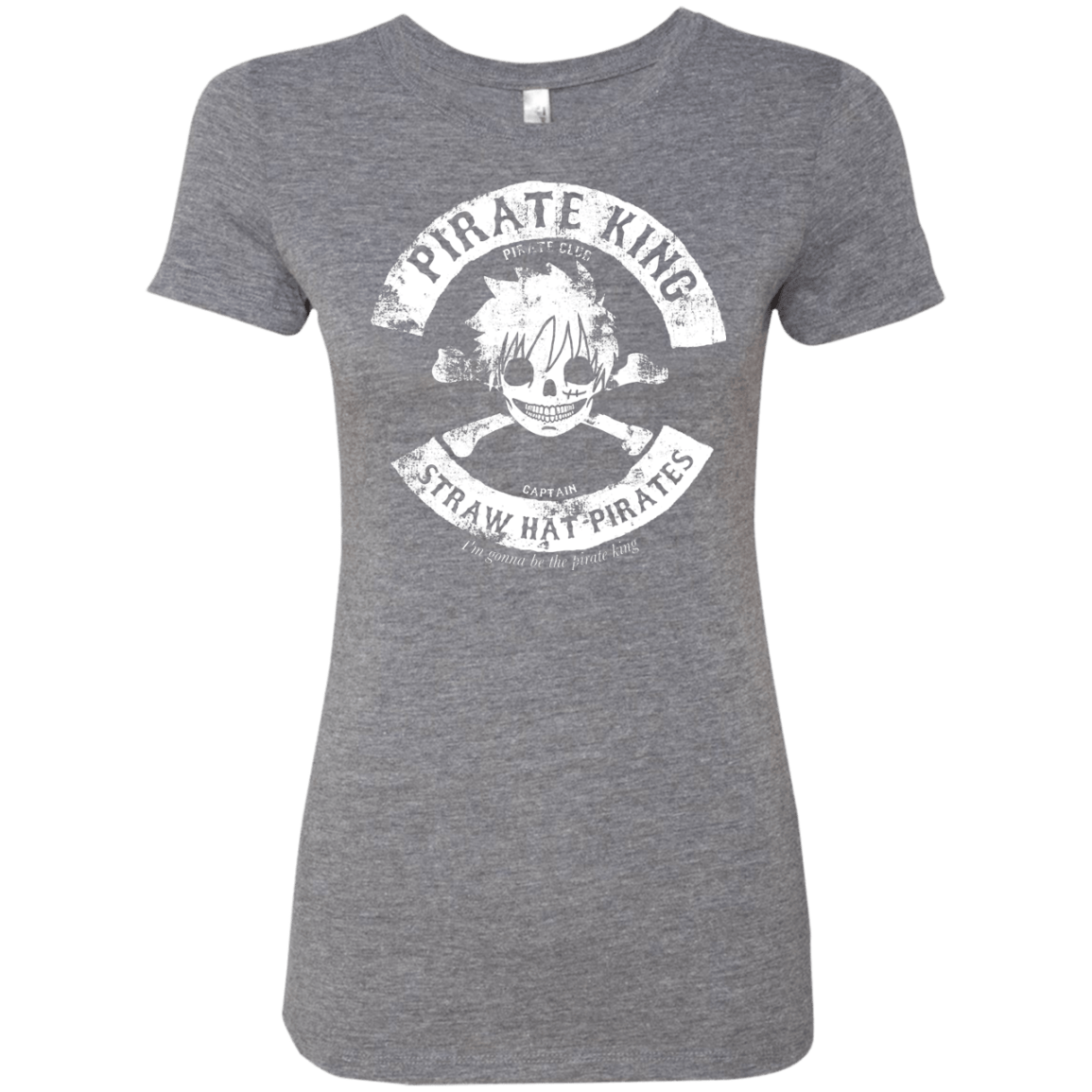 T-Shirts Premium Heather / S Pirate King Skull Women's Triblend T-Shirt