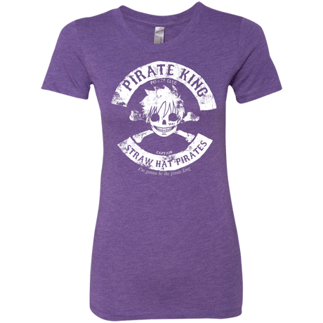 T-Shirts Purple Rush / S Pirate King Skull Women's Triblend T-Shirt
