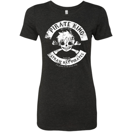 T-Shirts Vintage Black / S Pirate King Skull Women's Triblend T-Shirt