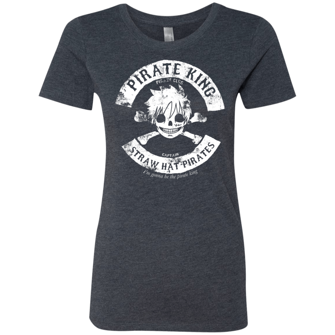 T-Shirts Vintage Navy / S Pirate King Skull Women's Triblend T-Shirt