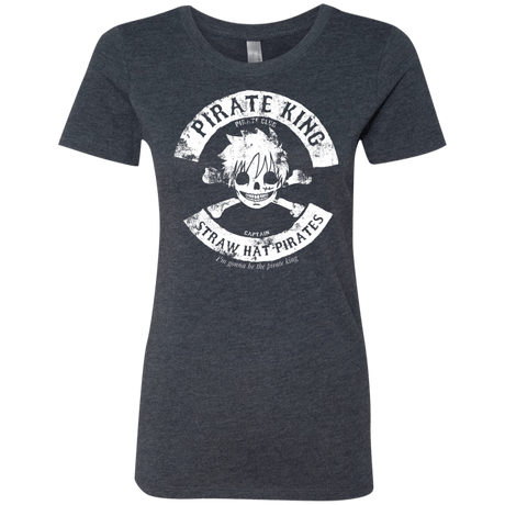 T-Shirts Vintage Navy / S Pirate King Skull Women's Triblend T-Shirt