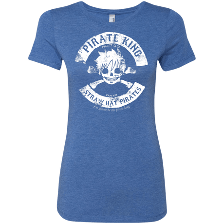 T-Shirts Vintage Royal / S Pirate King Skull Women's Triblend T-Shirt