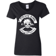 T-Shirts Black / S Pirate King Skull Women's V-Neck T-Shirt