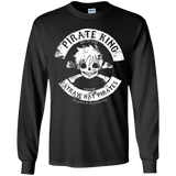 T-Shirts Black / YS Pirate King Skull Youth Long Sleeve T-Shirt
