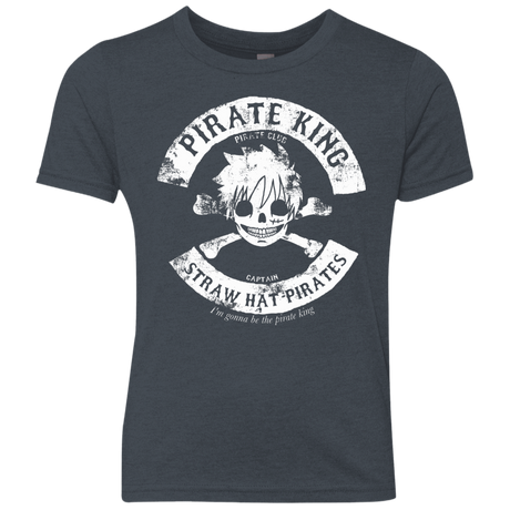 T-Shirts Vintage Navy / YXS Pirate King Skull Youth Triblend T-Shirt