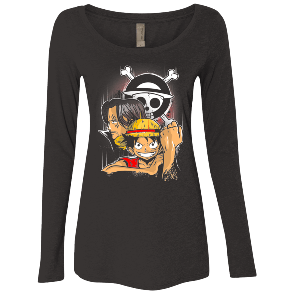 T-Shirts Vintage Black / Small Pirate King Women's Triblend Long Sleeve Shirt