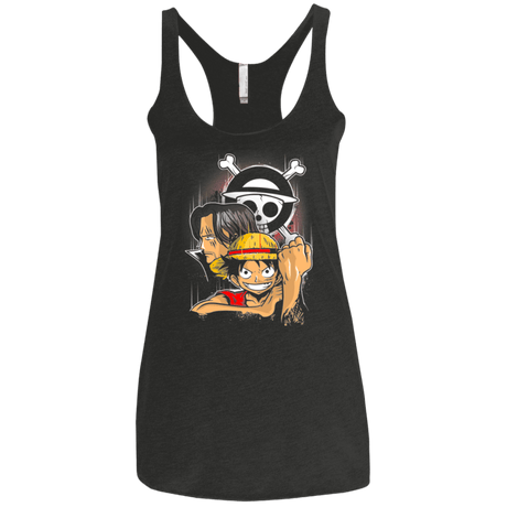 T-Shirts Vintage Black / X-Small Pirate King Women's Triblend Racerback Tank