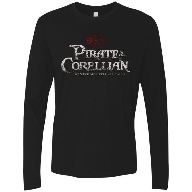 T-Shirts Black / Small Pirate of the Corellian Men's Premium Long Sleeve