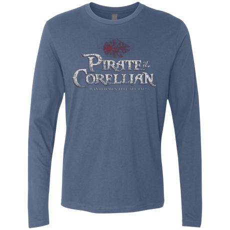 T-Shirts Indigo / Small Pirate of the Corellian Men's Premium Long Sleeve