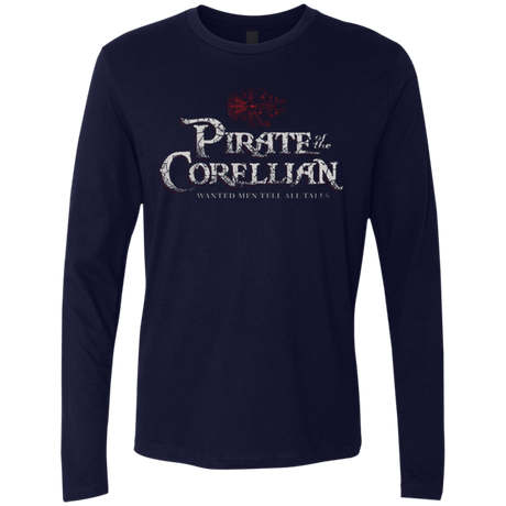 T-Shirts Midnight Navy / Small Pirate of the Corellian Men's Premium Long Sleeve