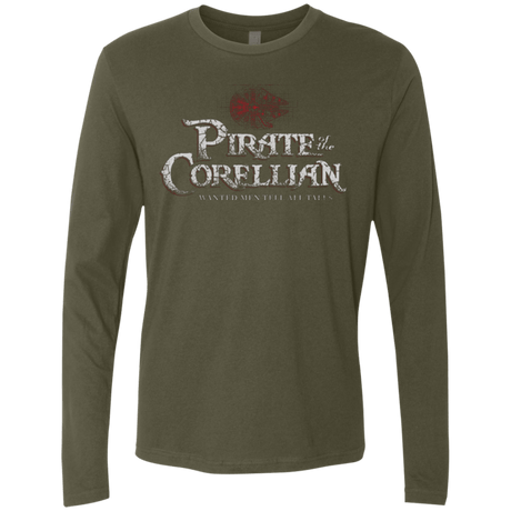 T-Shirts Military Green / Small Pirate of the Corellian Men's Premium Long Sleeve