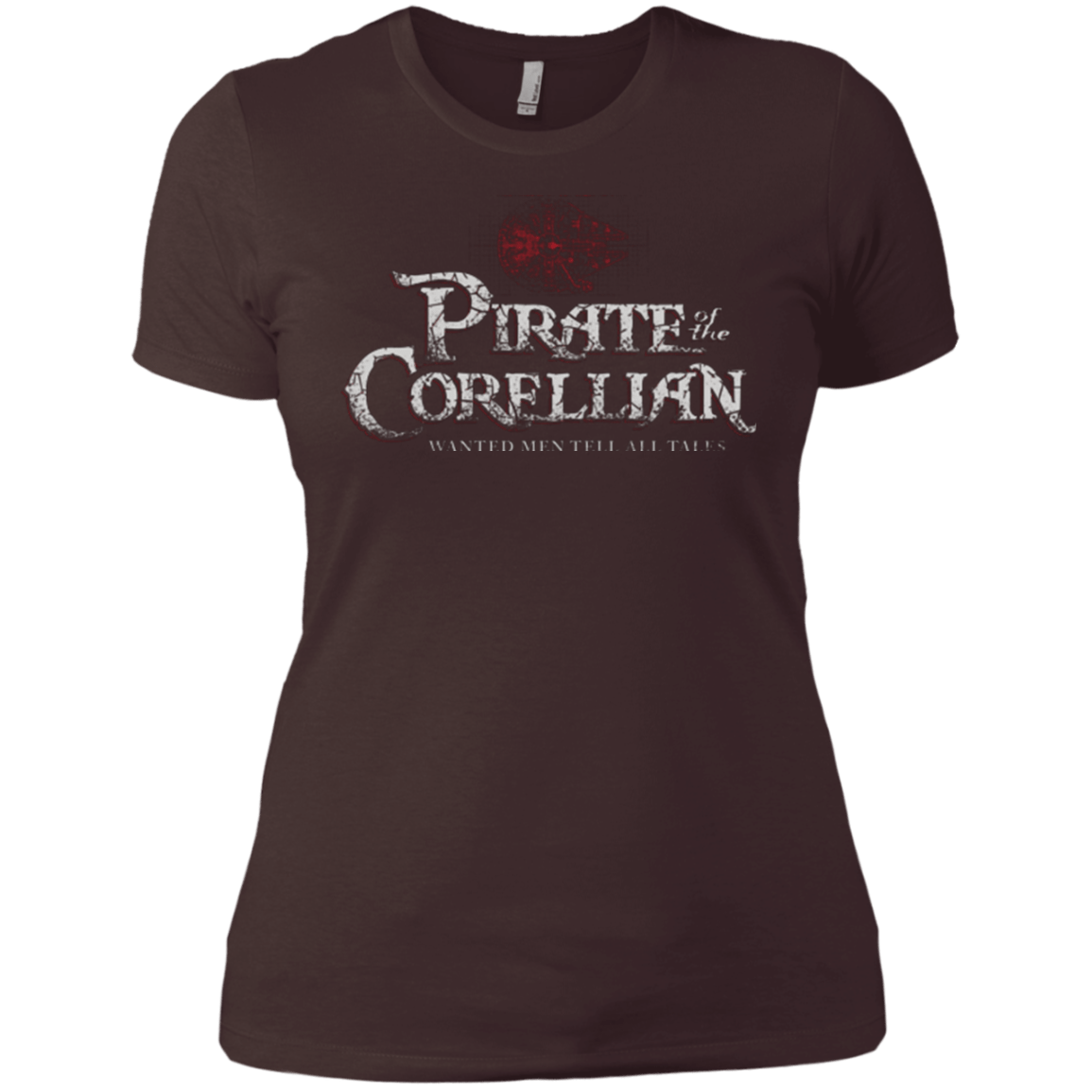 T-Shirts Dark Chocolate / X-Small Pirate of the Corellian Women's Premium T-Shirt