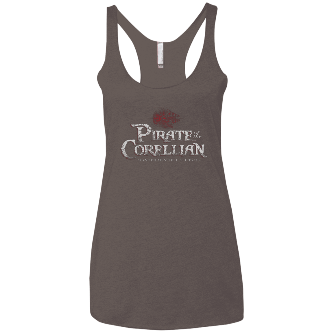 T-Shirts Macchiato / X-Small Pirate of the Corellian Women's Triblend Racerback Tank