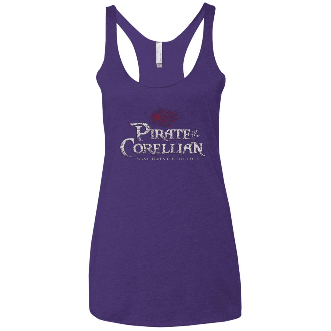 T-Shirts Purple / X-Small Pirate of the Corellian Women's Triblend Racerback Tank
