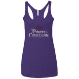 T-Shirts Purple / X-Small Pirate of the Corellian Women's Triblend Racerback Tank