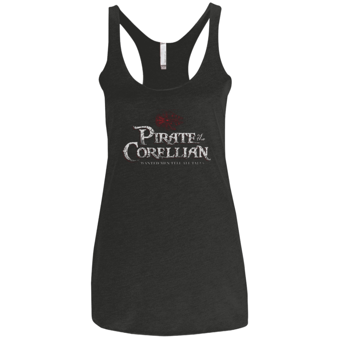 T-Shirts Vintage Black / X-Small Pirate of the Corellian Women's Triblend Racerback Tank