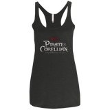 T-Shirts Vintage Black / X-Small Pirate of the Corellian Women's Triblend Racerback Tank