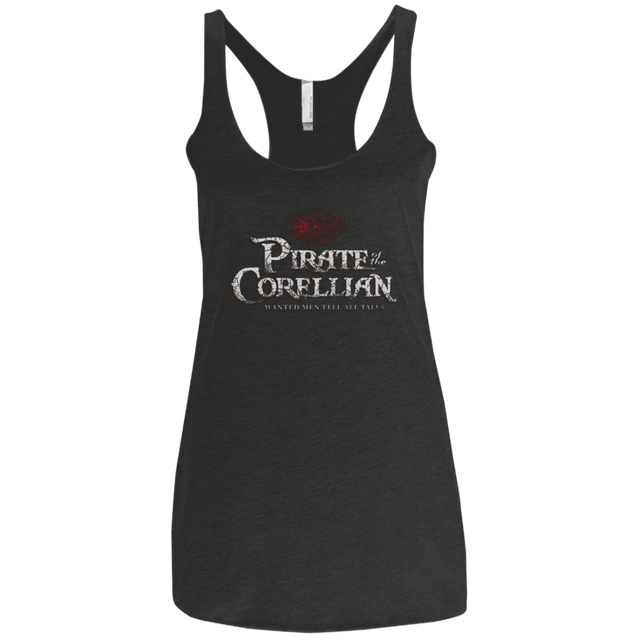 T-Shirts Vintage Black / X-Small Pirate of the Corellian Women's Triblend Racerback Tank
