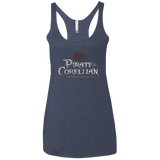 T-Shirts Vintage Navy / X-Small Pirate of the Corellian Women's Triblend Racerback Tank