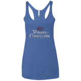 T-Shirts Vintage Royal / X-Small Pirate of the Corellian Women's Triblend Racerback Tank