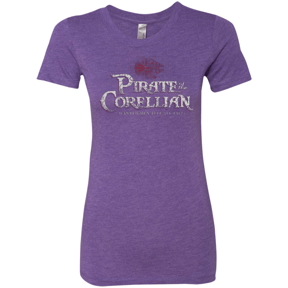 T-Shirts Purple Rush / Small Pirate of the Corellian Women's Triblend T-Shirt