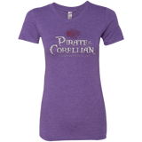 T-Shirts Purple Rush / Small Pirate of the Corellian Women's Triblend T-Shirt