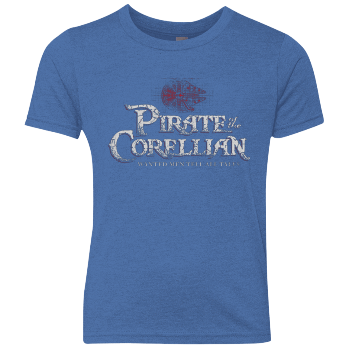 T-Shirts Vintage Royal / YXS Pirate of the Corellian Youth Triblend T-Shirt