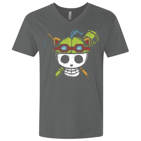 T-Shirts Heavy Metal / X-Small Pirate Scout Men's Premium V-Neck