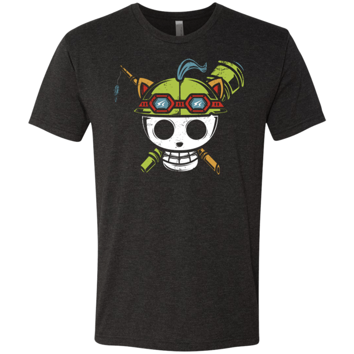 T-Shirts Vintage Black / Small Pirate Scout Men's Triblend T-Shirt